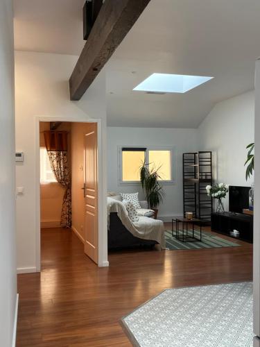 Ένα ή περισσότερα κρεβάτια σε δωμάτιο στο Aquitain Home chambre studio appartement Gare Saint Jean