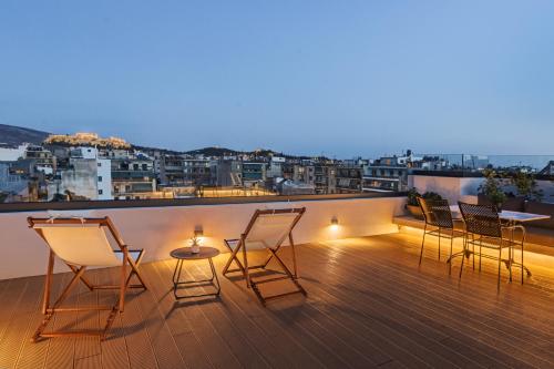 Μπαλκόνι ή βεράντα στο The Meta Stay - Rooftop Access Downtown Suite