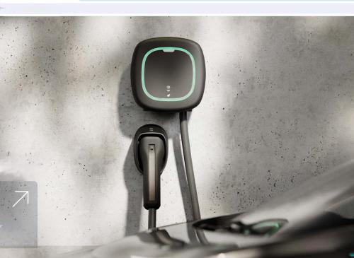 a close up of a car with a car charger at Capriccio Art Hotel in Serravalle Scrivia