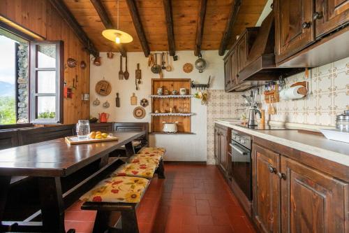 Η κουζίνα ή μικρή κουζίνα στο Chalet Bodone by Halldis