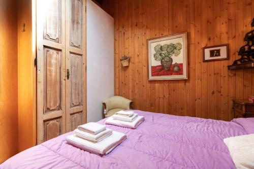 Ένα ή περισσότερα κρεβάτια σε δωμάτιο στο Chalet Bodone by Halldis