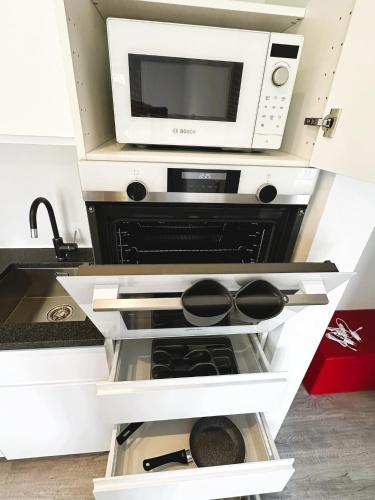 Dapur atau dapur kecil di DAS LUDWIG - Haus HOCHLAND