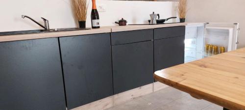 Dapur atau dapur kecil di Apartment with a view