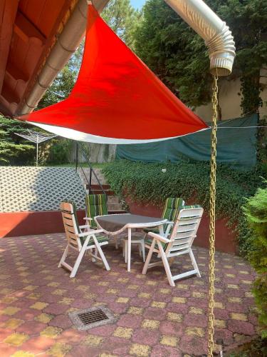 Kawasan patio atau luaran di Ili Vendégház