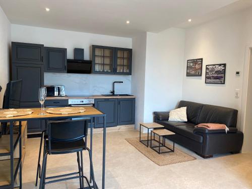 Cucina o angolo cottura di Ferienwohnung Kunterbunt