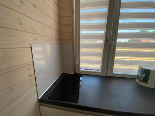 Dapur atau dapur kecil di Motel LEVEL