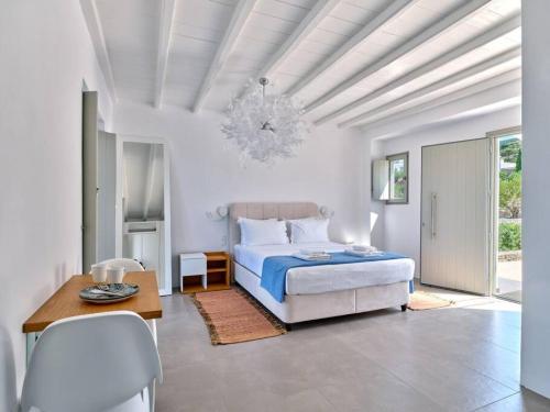 Katil atau katil-katil dalam bilik di La Vitalite Luxury Villa in Paros