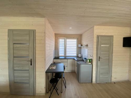 Dapur atau dapur kecil di Motel LEVEL
