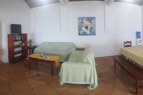 Casa DuVentu Praia Fontesにあるベッド