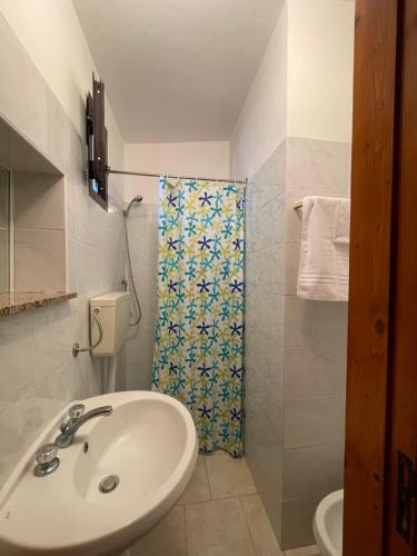 Koupelna v ubytování Agriturismo Salento Pietralata