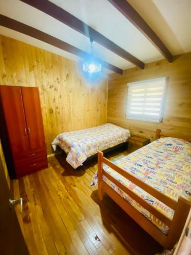 Cabañas Lugar de Refugioにあるベッド