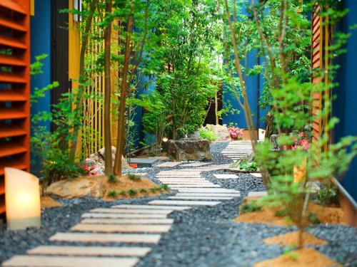 Un jardín fuera de 匠晴の宿 心庵