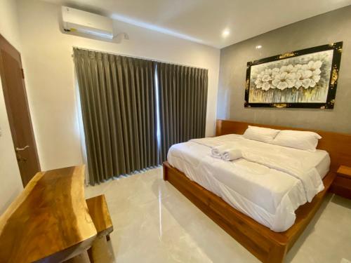 Katil atau katil-katil dalam bilik di Villa Bali Umara Ubud