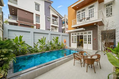 Bazén v ubytování Pool Villa by Han River & Beach with Free Pick-Up nebo v jeho okolí