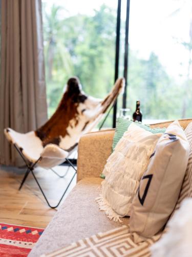 Ruang duduk di Casa Monte