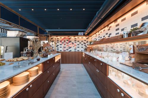 Una cocina o zona de cocina en Hotel Stella Del Mare