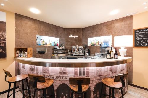 El salón o zona de bar de Hotel Stella Del Mare
