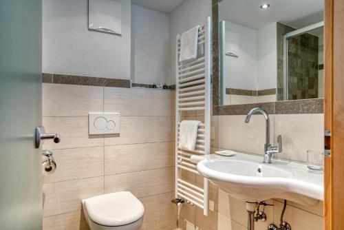 Koupelna v ubytování Hotel Sonnenhof Gerlos Centrum