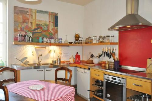 Dapur atau dapur kecil di Domaine David Beaupere