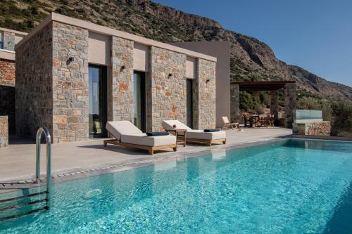 Πισίνα στο ή κοντά στο Ninemia Villa I in Crete