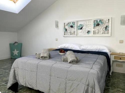 Ένα ή περισσότερα κρεβάτια σε δωμάτιο στο Great Duplex
