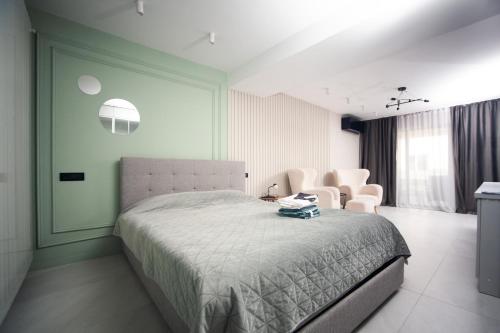 Postel nebo postele na pokoji v ubytování Denta Suport