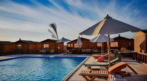 Bazén v ubytování Tabara Beach Safy Bay nebo v jeho okolí
