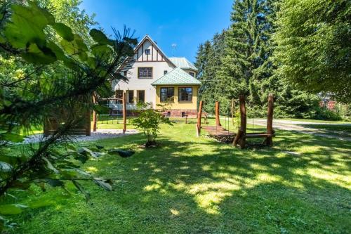 Villa with pool, sauna, pergola, park, and playground