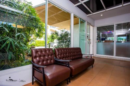 Posezení v ubytování Nano Place Hotel