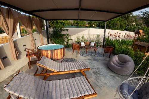 Ruang duduk di Villa Anasa Residence