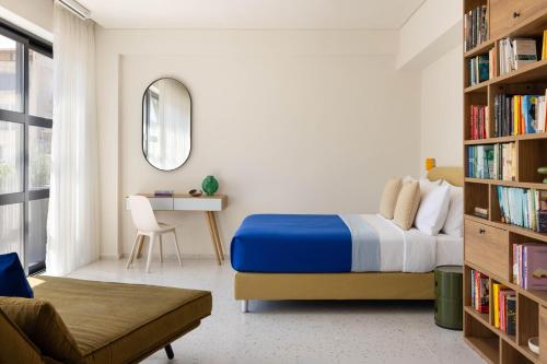 Letto o letti in una camera di Okupa