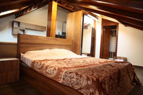 Ліжко або ліжка в номері Hilltop Faraya Suites