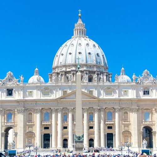 a large building with a dome on top of it at La Nave di Stefy in Fregene