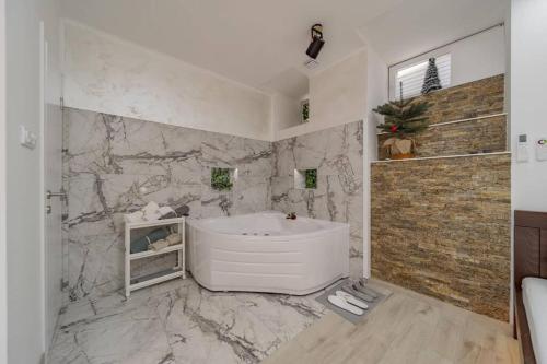 Vannituba majutusasutuses Lisa Zemun Spa Apartment