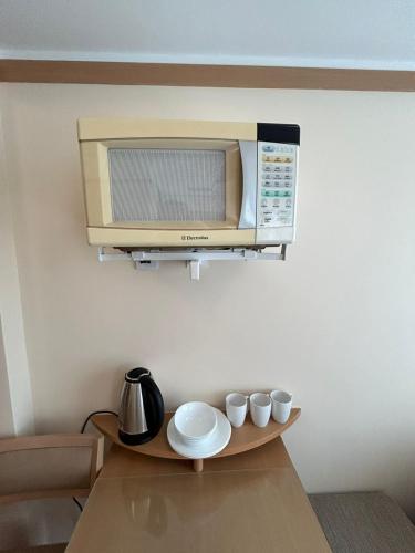 Set per la preparazione di tè e caffè presso Apto 1107 - Flat Bela Cintra - próximo Avenida Paulista