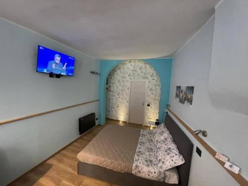 TV a/nebo společenská místnost v ubytování Perugia Home Apartment I Mille