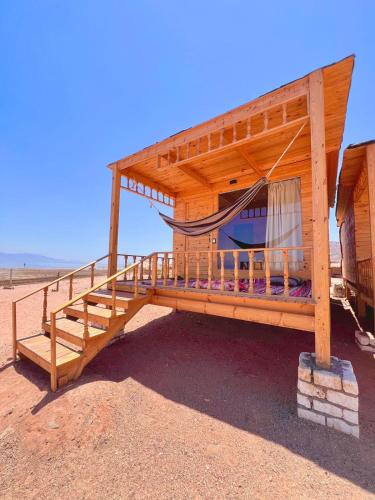 Balkón nebo terasa v ubytování Sama Beach camp