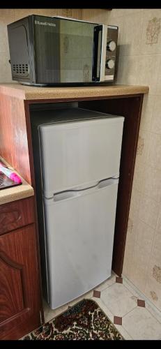 Dapur atau dapur kecil di Gwel y mynydd Caravan