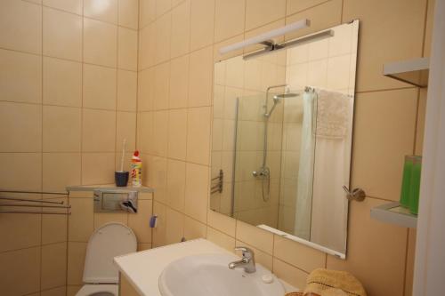 Koupelna v ubytování Estupendo bungalow cerca del mar