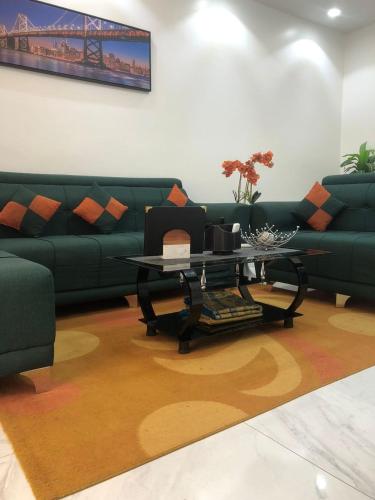 Χώρος καθιστικού στο APPARTEMENT MEUBLE DAKAR Suite 1