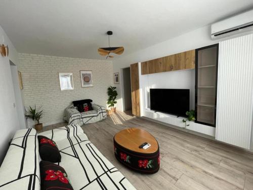 Μια τηλεόραση ή/και κέντρο ψυχαγωγίας στο Modern Apartment