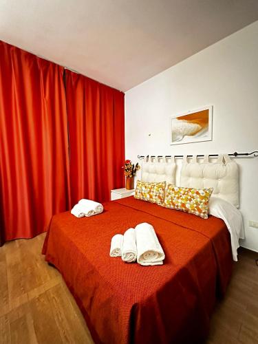 Postel nebo postele na pokoji v ubytování RESIDENCE LUPIAE