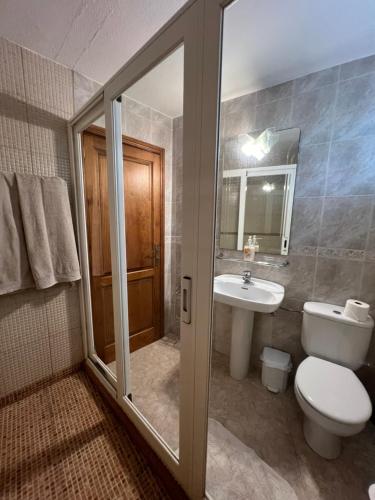 Ένα μπάνιο στο Bungalow Sol