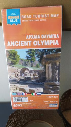 a poster for an ancient amphitheater at an ancient city sqor at Enjoy Hospitallity at Fully Equipped apartment with Free parking- Near the Ancient Olympia in Pýrgos
