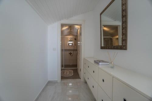 Koupelna v ubytování Villa mit einzigartigem Ausblick