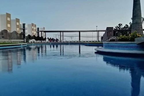 Der Swimmingpool an oder in der Nähe von departamento en yecapixtla