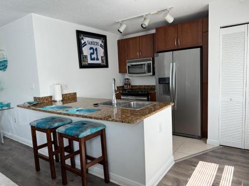Dapur atau dapur kecil di Luxury Suite Oasis