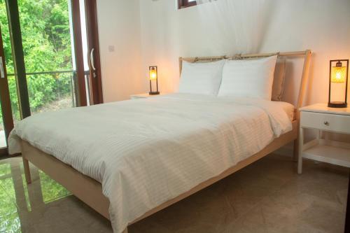 Cama o camas de una habitación en Villa Vino Lucia