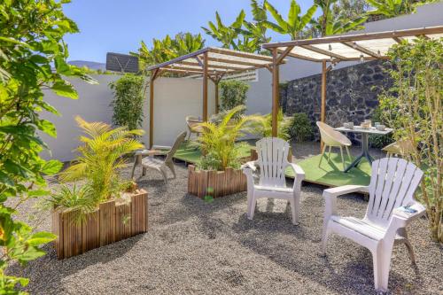 Um jardim em Lacaze Salazie