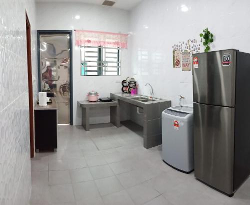 Dapur atau dapur kecil di 班台民宿 185